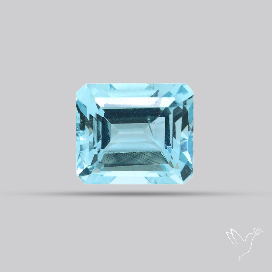 High Grade Aquamarine Faceted Fine Gemstone