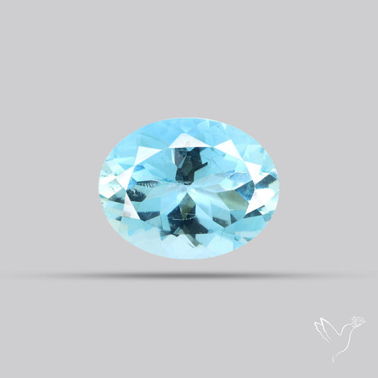 High Grade Aquamarine Faceted Fine Gemstone