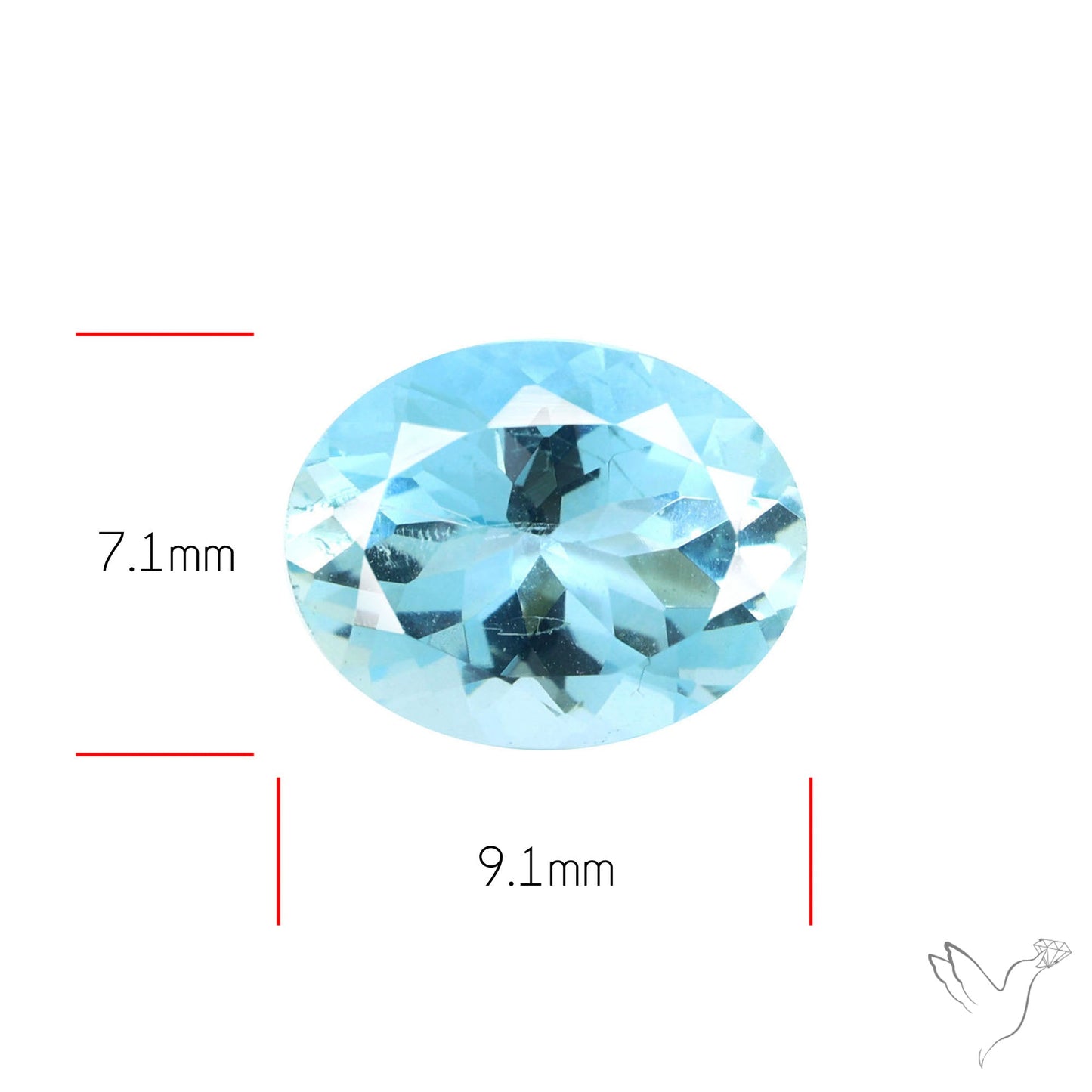 High Grade Aquamarine Faceted Fine Gemstone