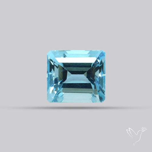 High Grade Aquamarine Faceted Fine Gemstone