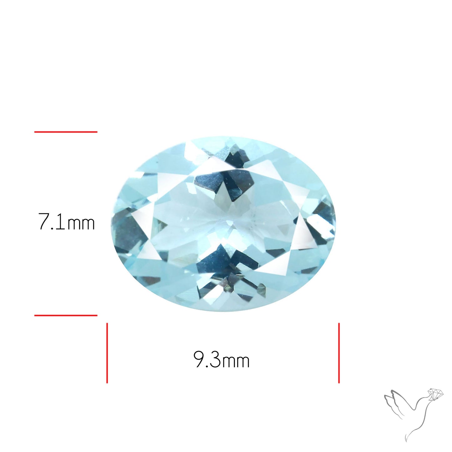 High Grade Aquamarine Faceted Fine Gemstone