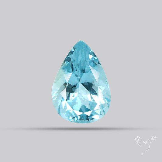 High Grade Aquamarine Faceted Fine Gemstone