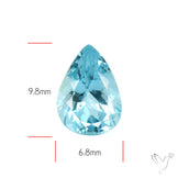 High Grade Aquamarine Faceted Fine Gemstone