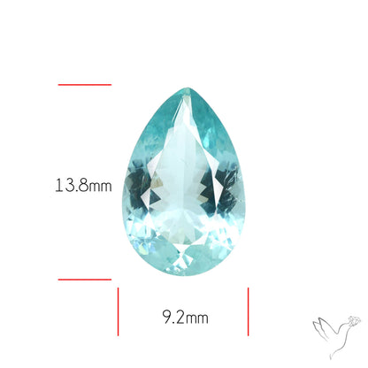 High Grade Aquamarine Faceted Fine Gemstone