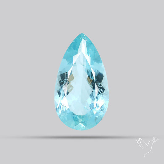 High Grade Aquamarine Faceted Fine Gemstone