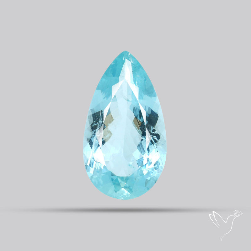 High Grade Aquamarine Faceted Fine Gemstone