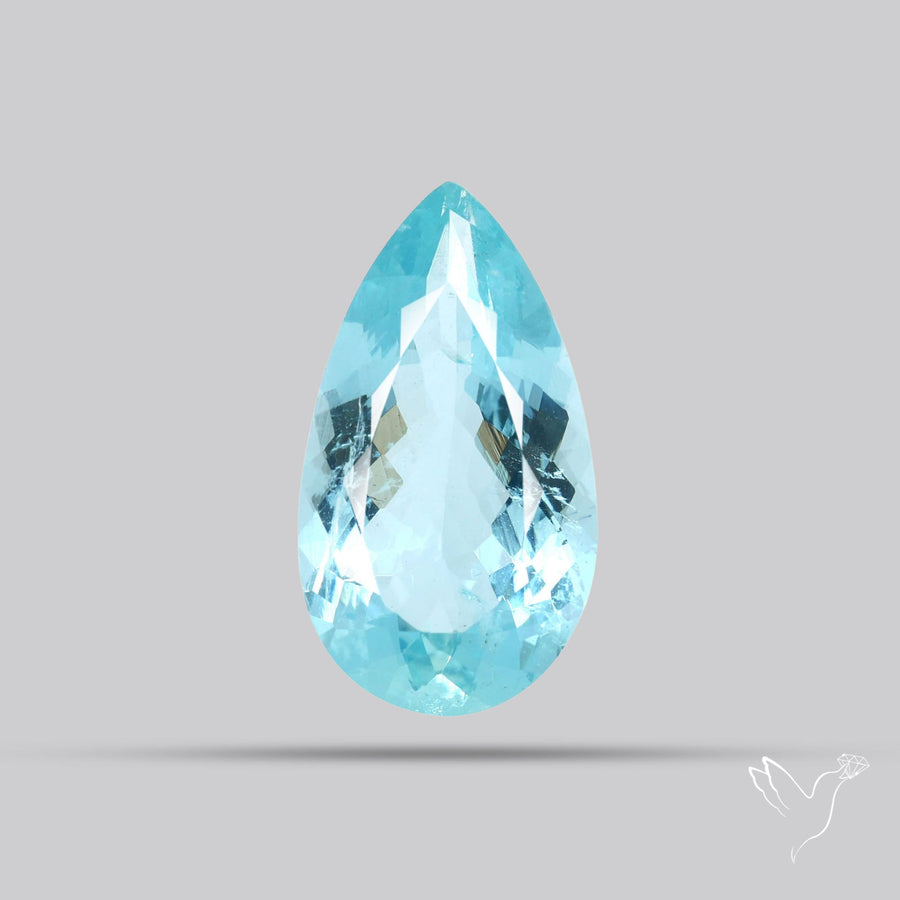 High Grade Aquamarine Faceted Fine Gemstone