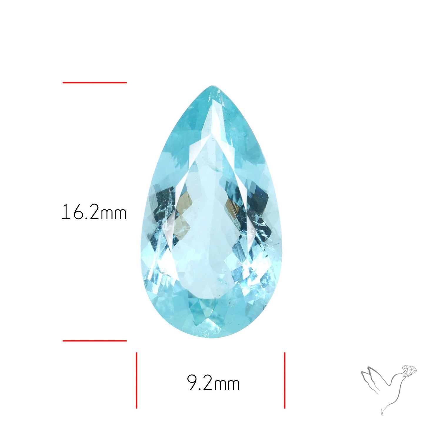 High Grade Aquamarine Faceted Fine Gemstone