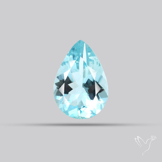 High Grade Aquamarine Faceted Fine Gemstone