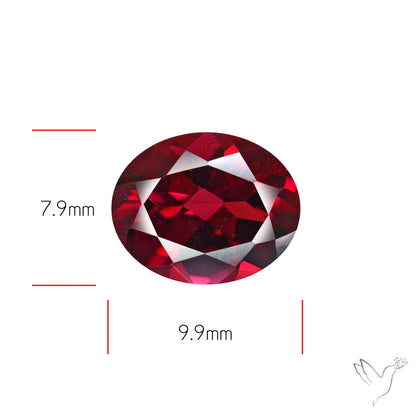 Rhodolite Garnet Faceted Fine Gemstone