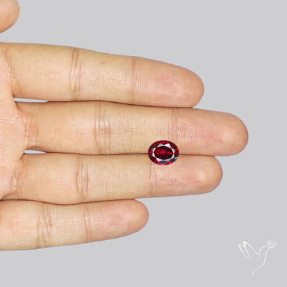 Rhodolite Garnet Faceted Fine Gemstone