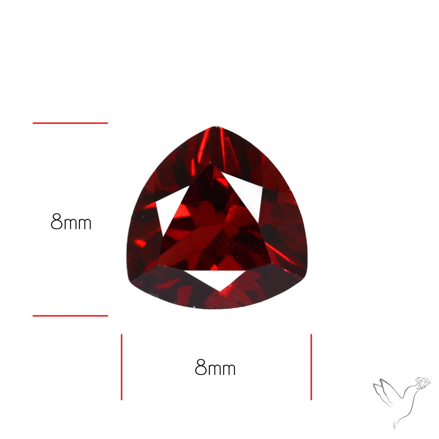 Mozambique Garnet Faceted Fine Gemstone
