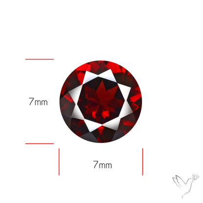 Mozambique Garnet Faceted Fine Gemstone