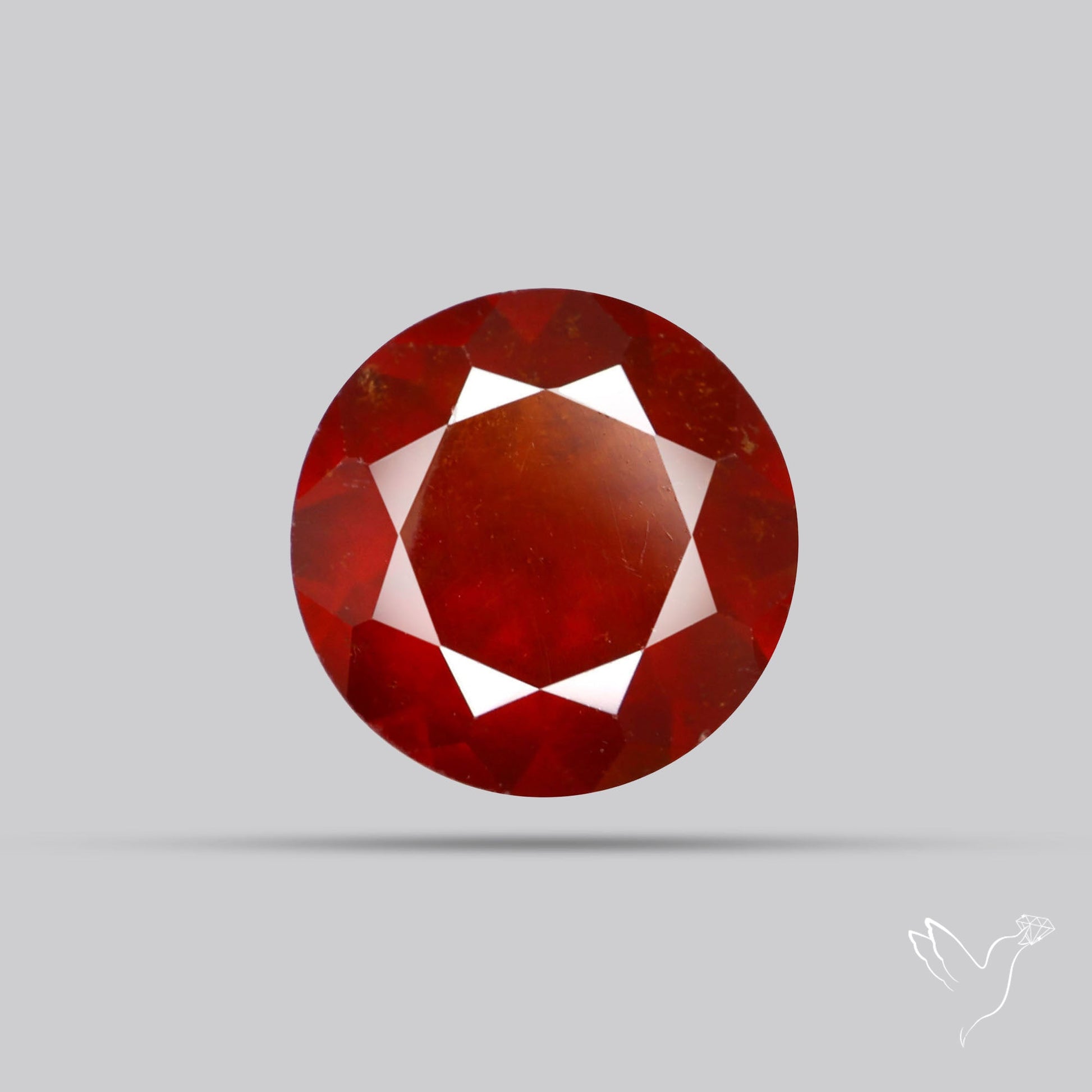 Faceted Hessonite Garnet