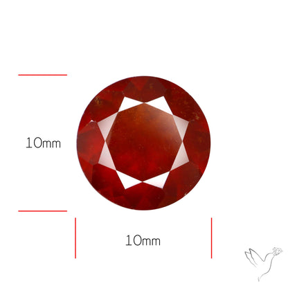 Faceted Hessonite Garnet