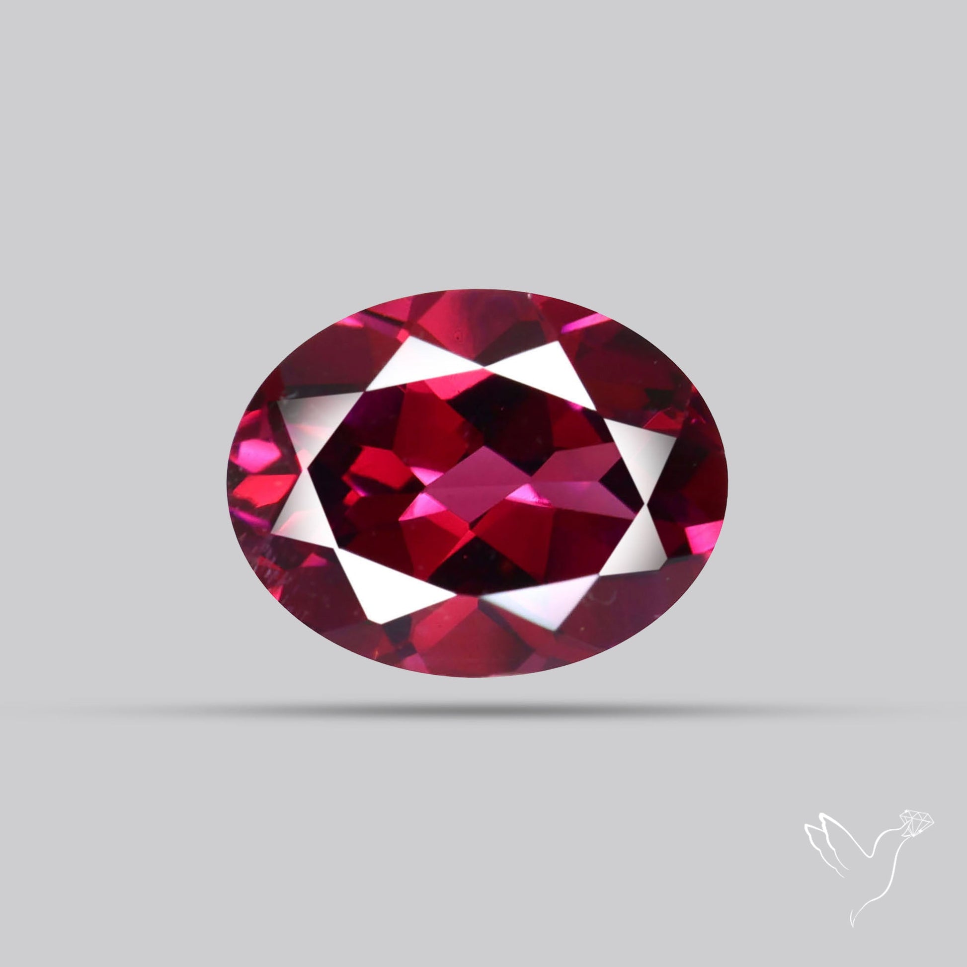 Faceted Rhodolite Garnet