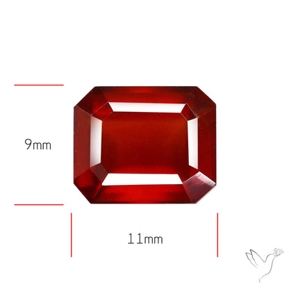 Faceted Hessonite Garnet