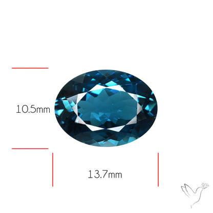 London Blue Topaz High Grade Large Faceted