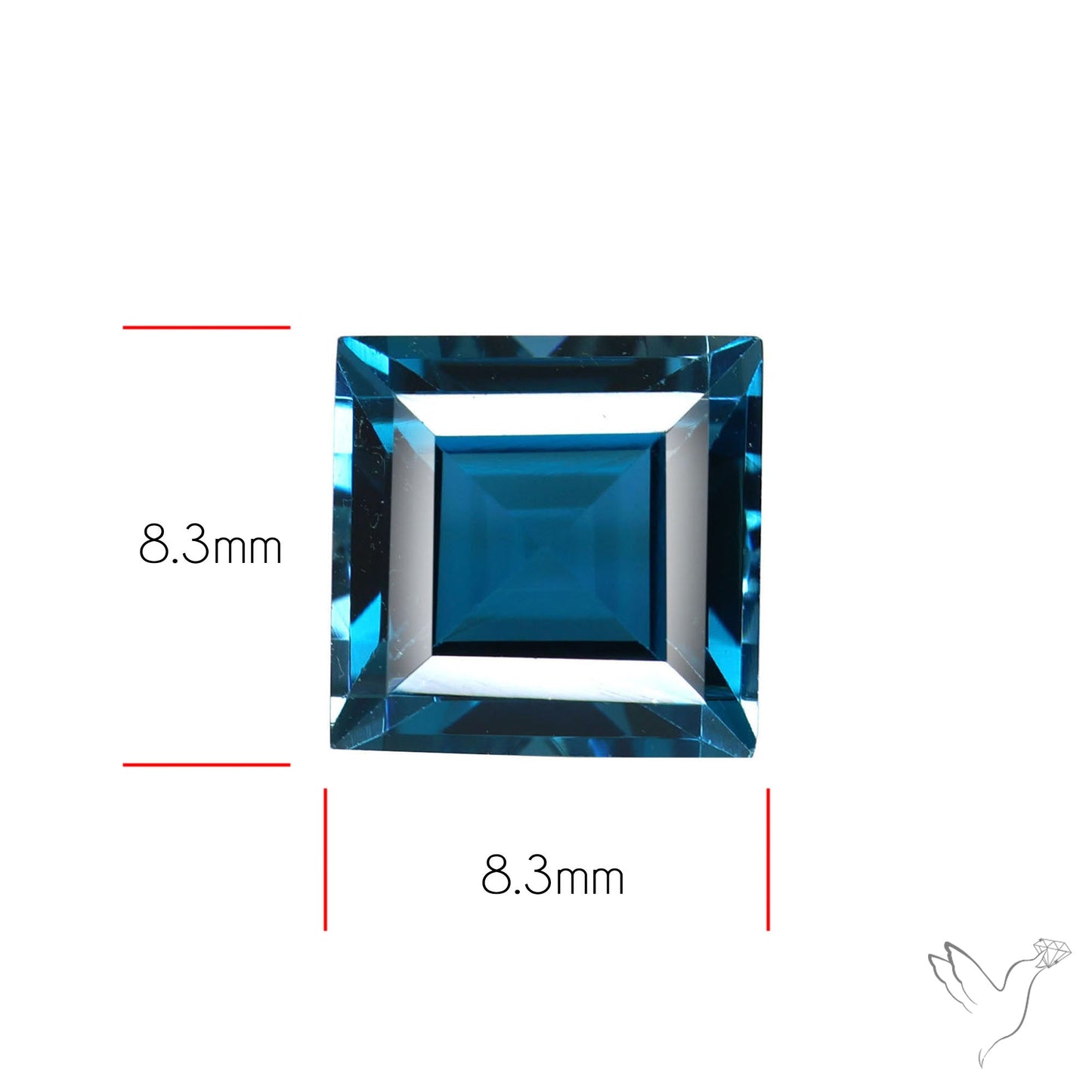 London Blue Topaz High Grade Large Faceted