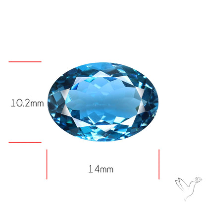 London Blue Topaz High Grade Large Faceted
