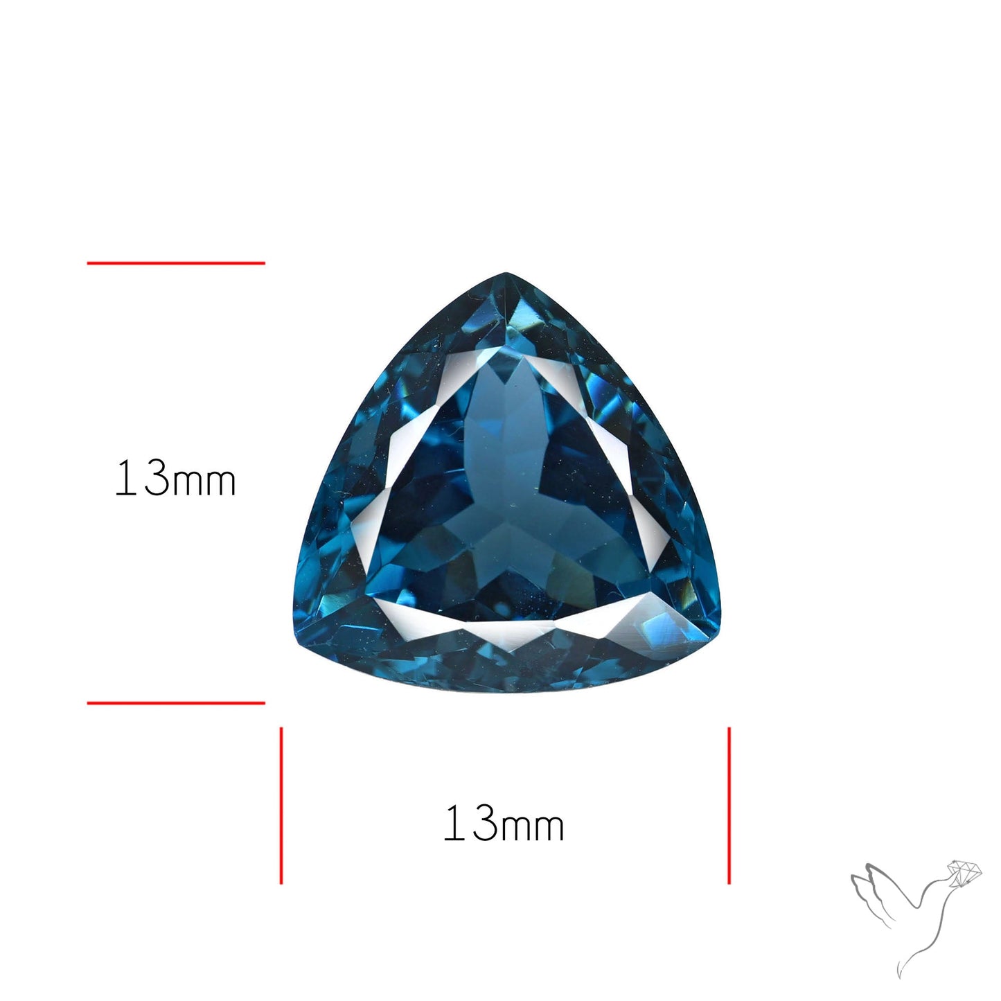London Blue Topaz High Grade Large Faceted