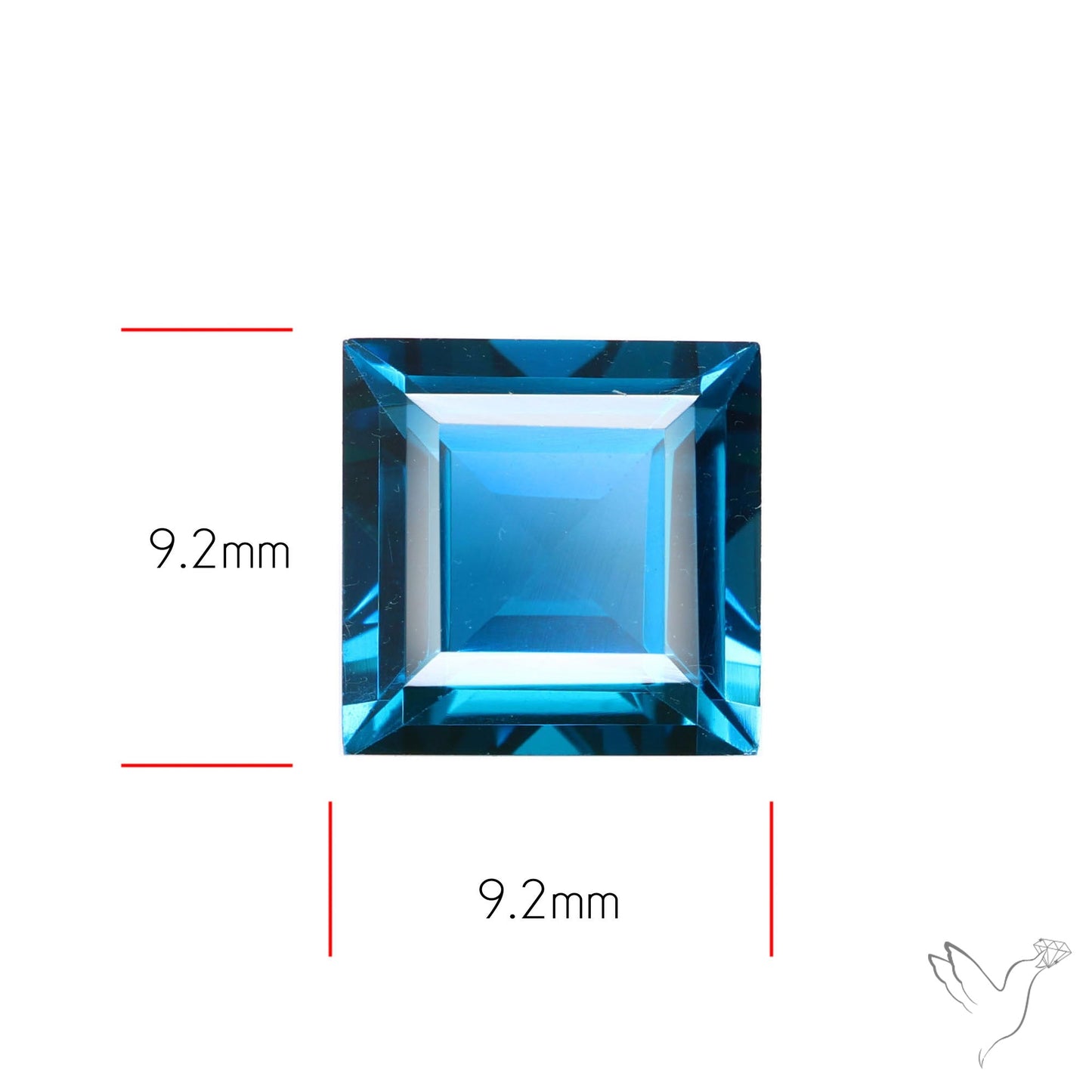 London Blue Topaz High Grade Large Faceted