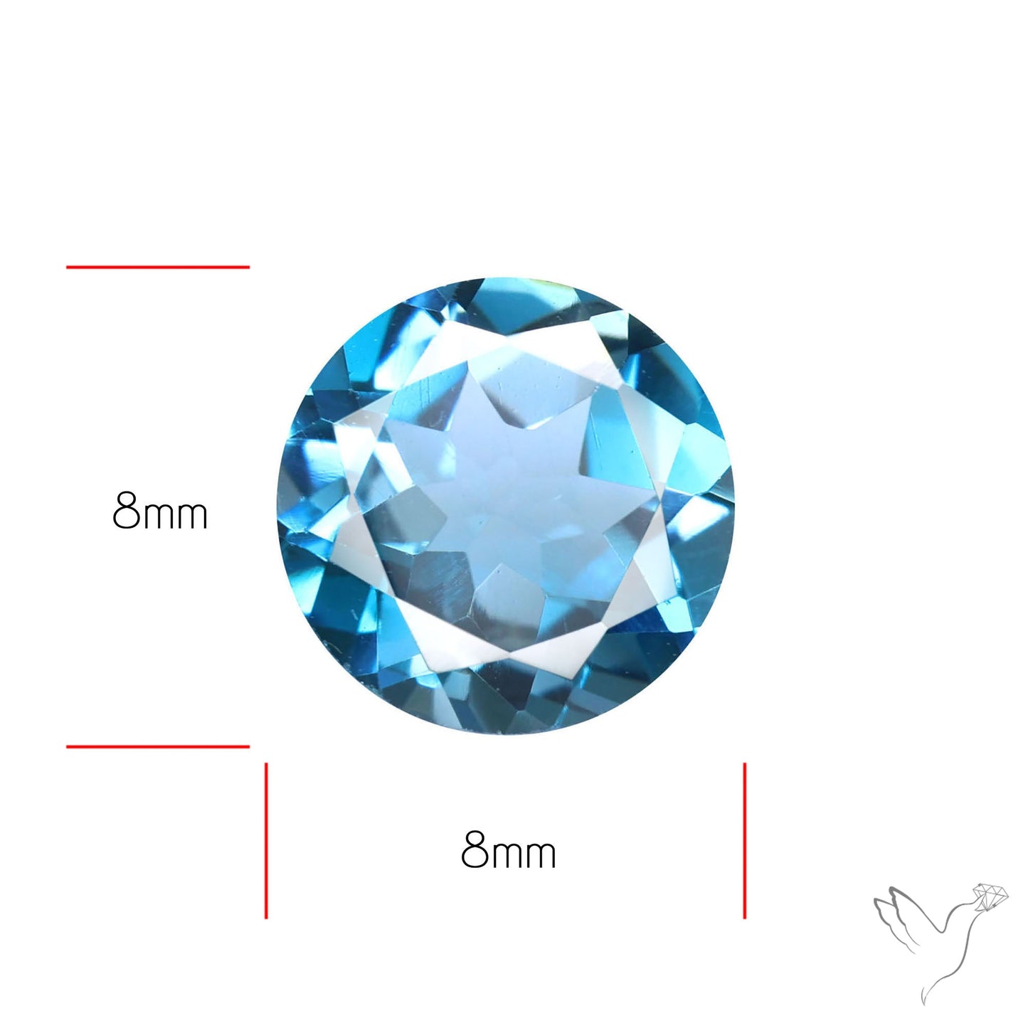London Blue Topaz High Grade Large Faceted