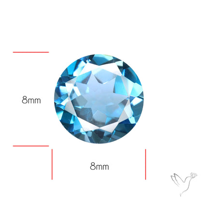 London Blue Topaz High Grade Large Faceted