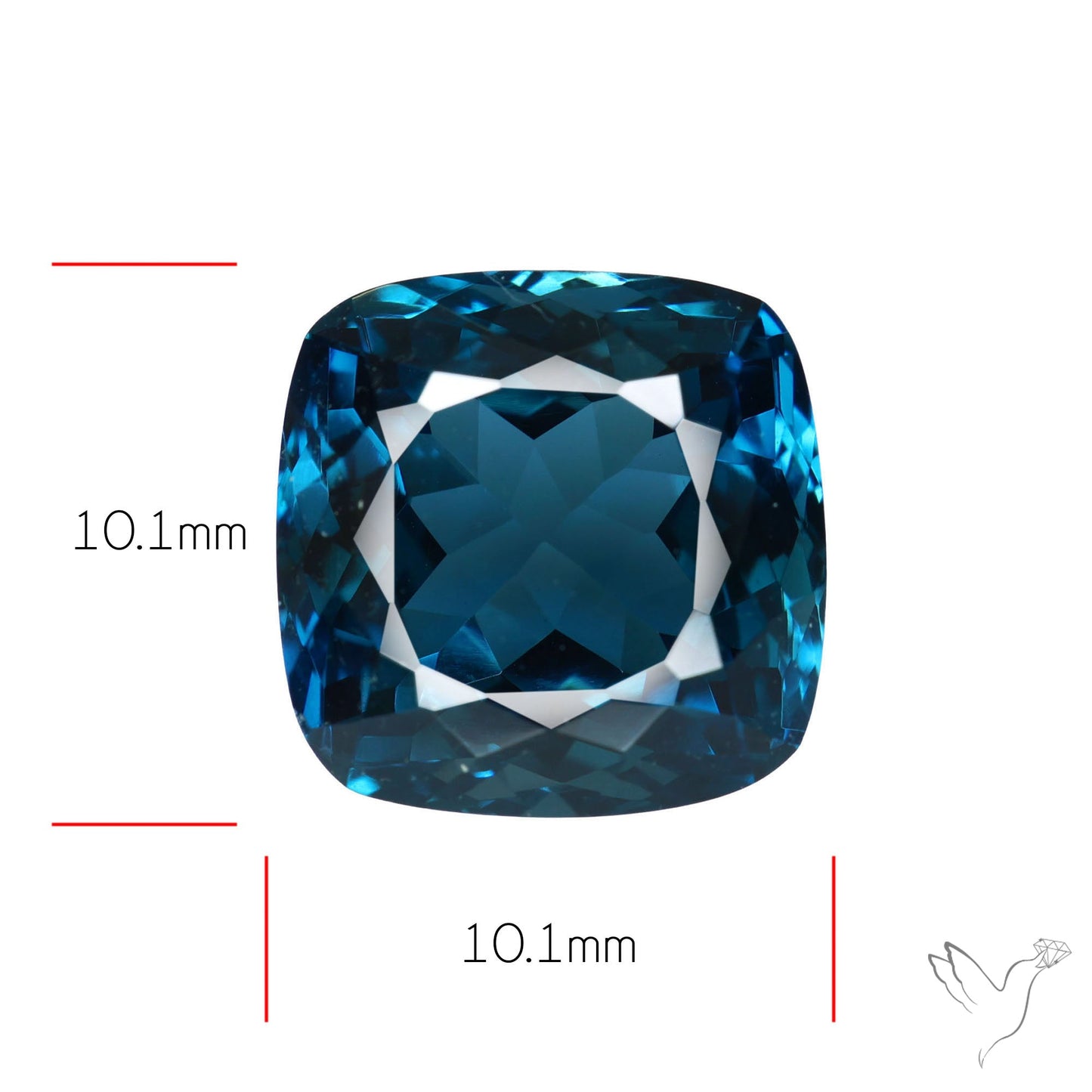 London Blue Topaz High Grade Large Faceted