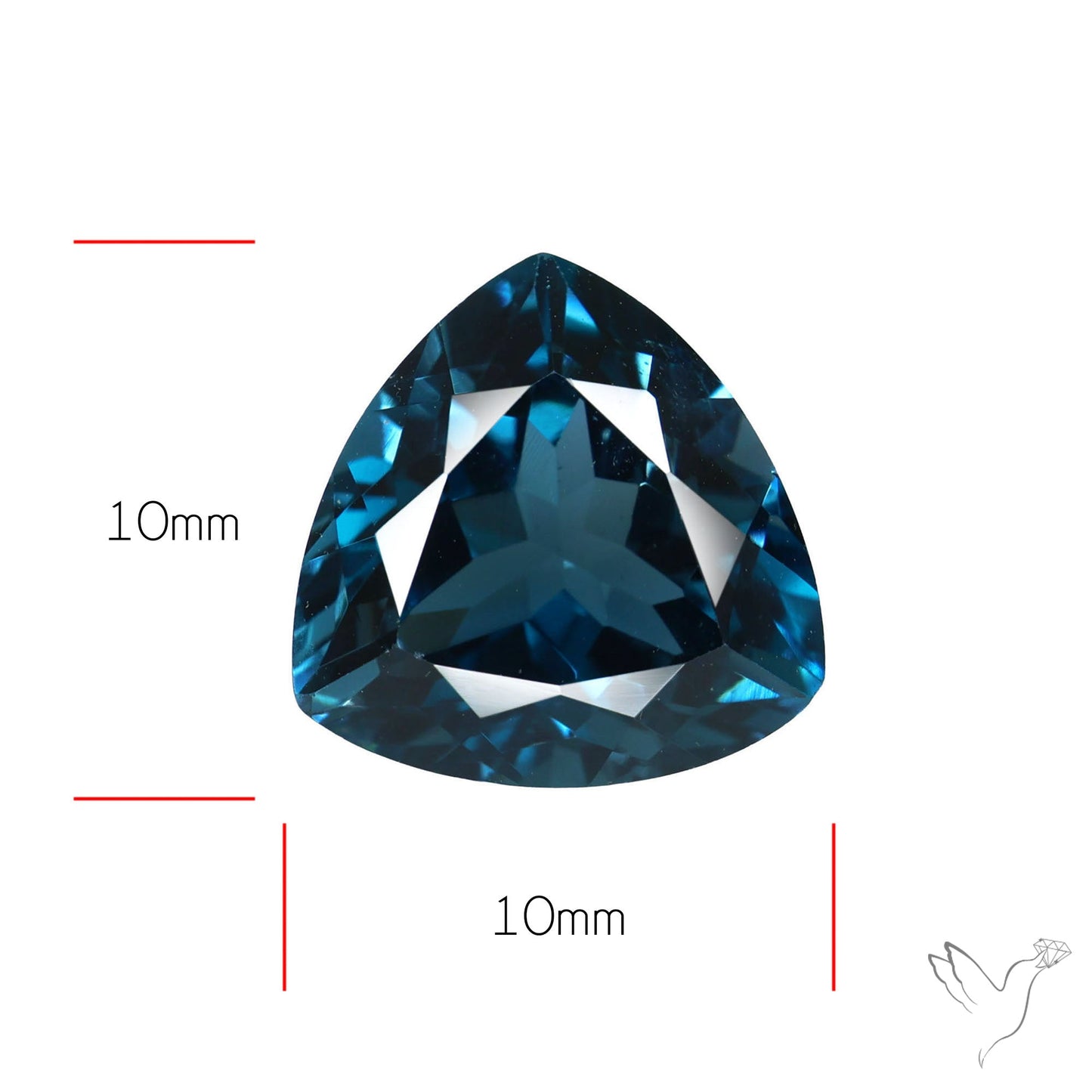 London Blue Topaz High Grade Large Faceted