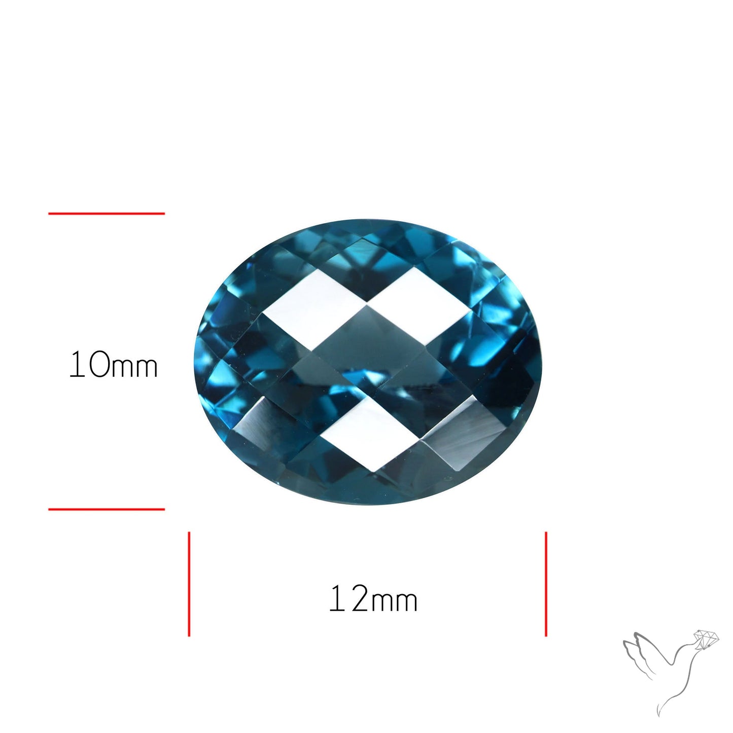 London Blue Topaz High Grade Large Faceted