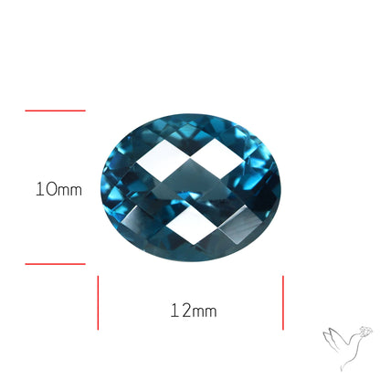 London Blue Topaz High Grade Large Faceted
