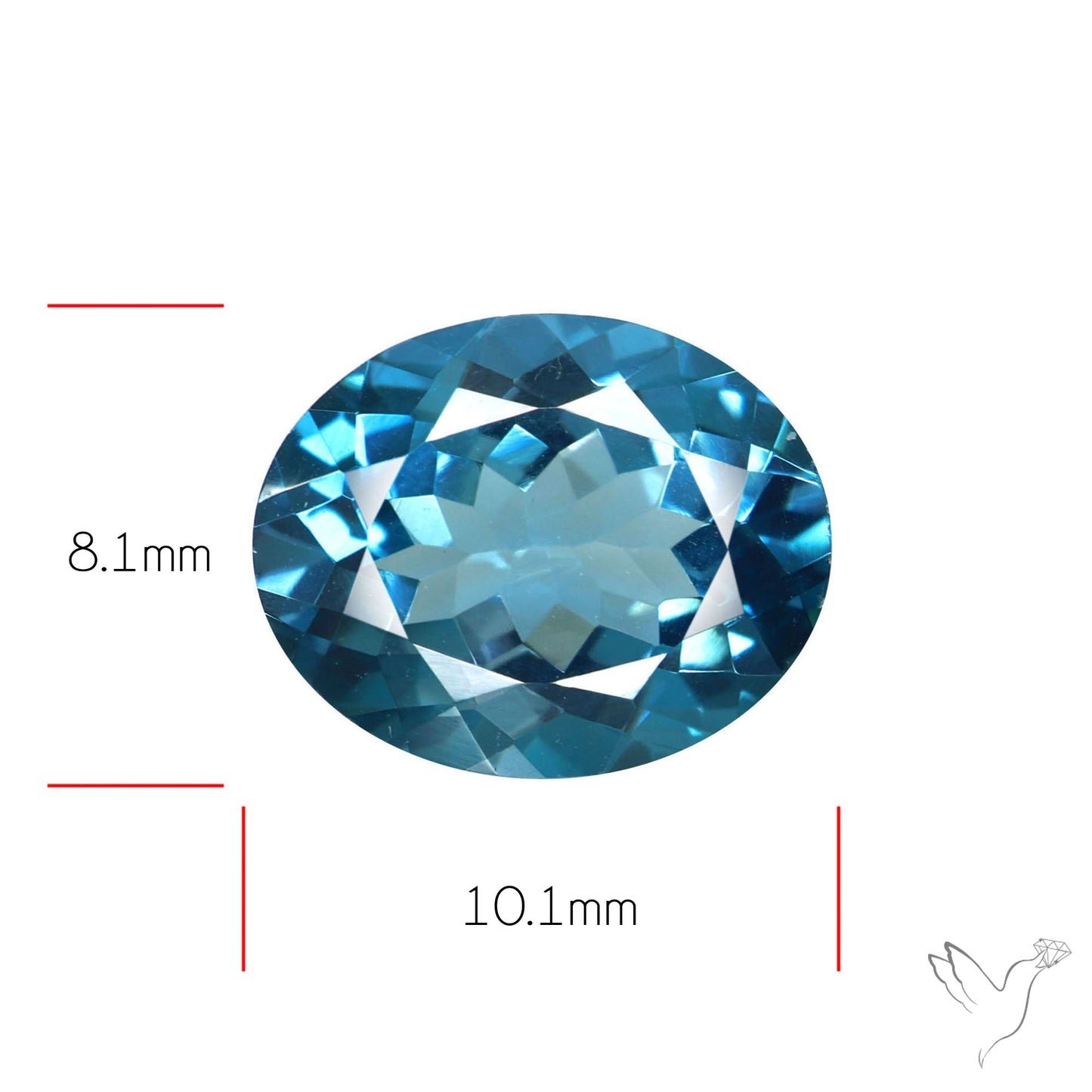 London Blue Topaz High Grade Large Faceted