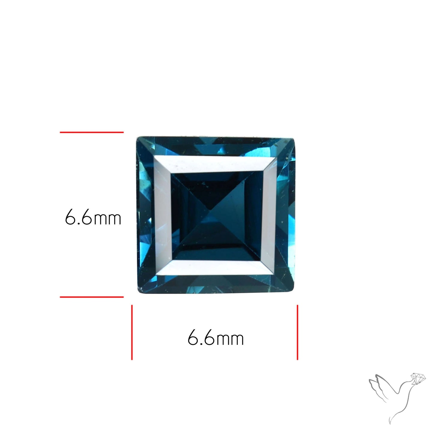 London Blue Topaz High Grade Large Faceted