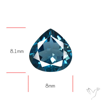 London Blue Topaz High Grade Large Faceted