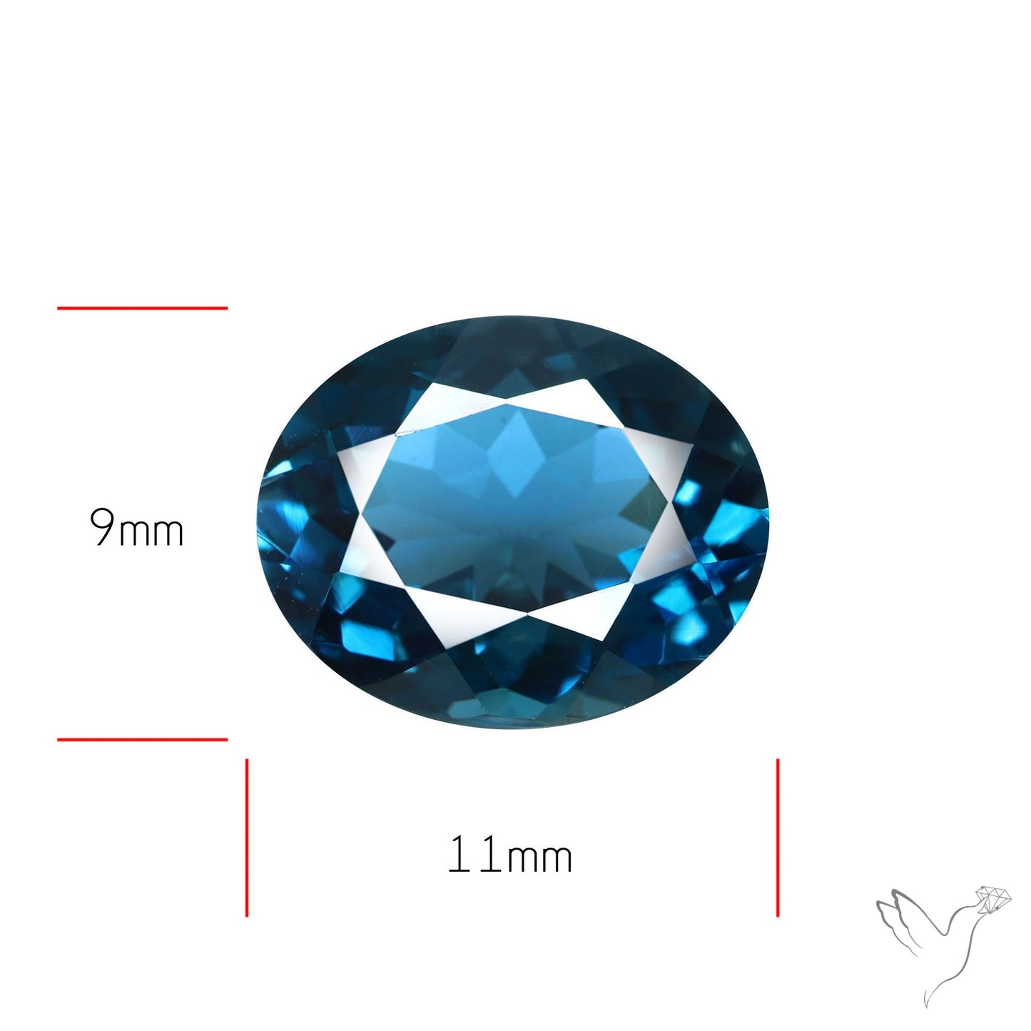 London Blue Topaz High Grade Large Faceted