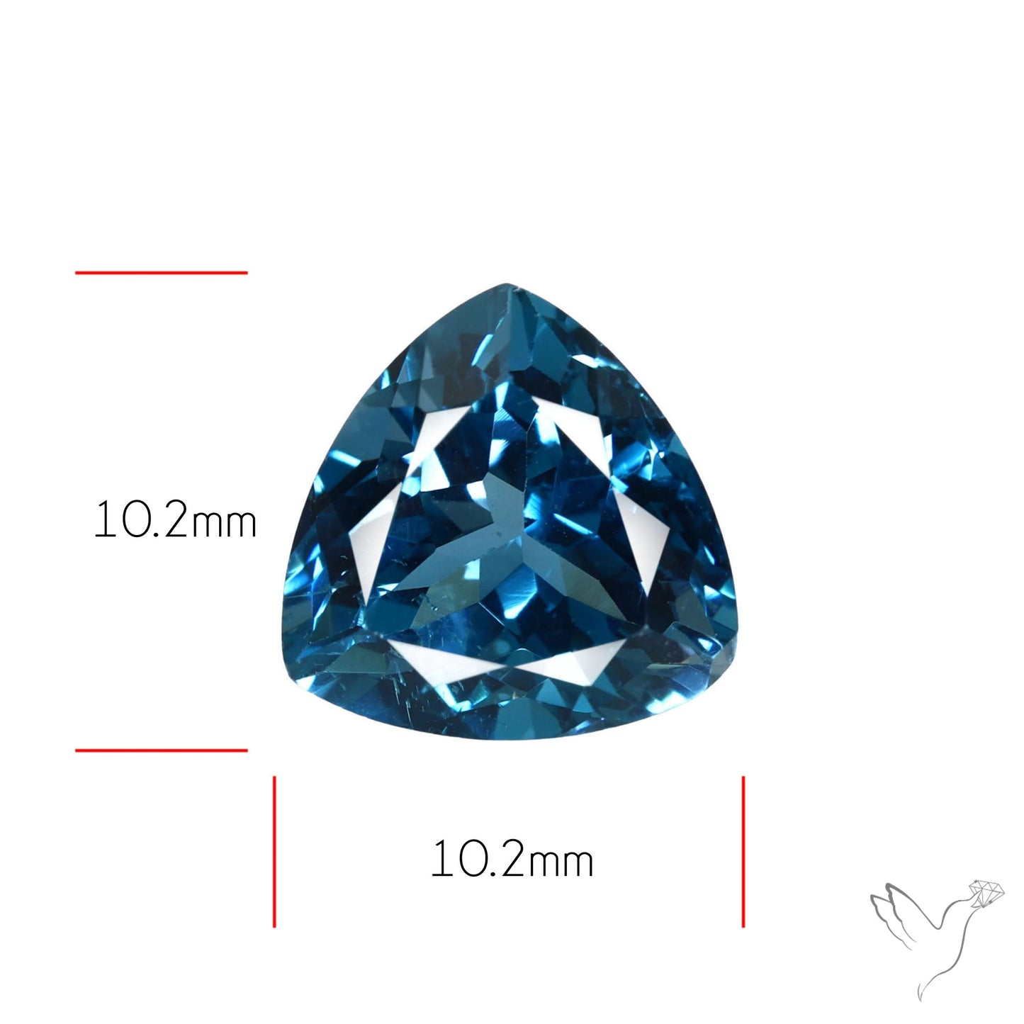 London Blue Topaz High Grade Large Faceted