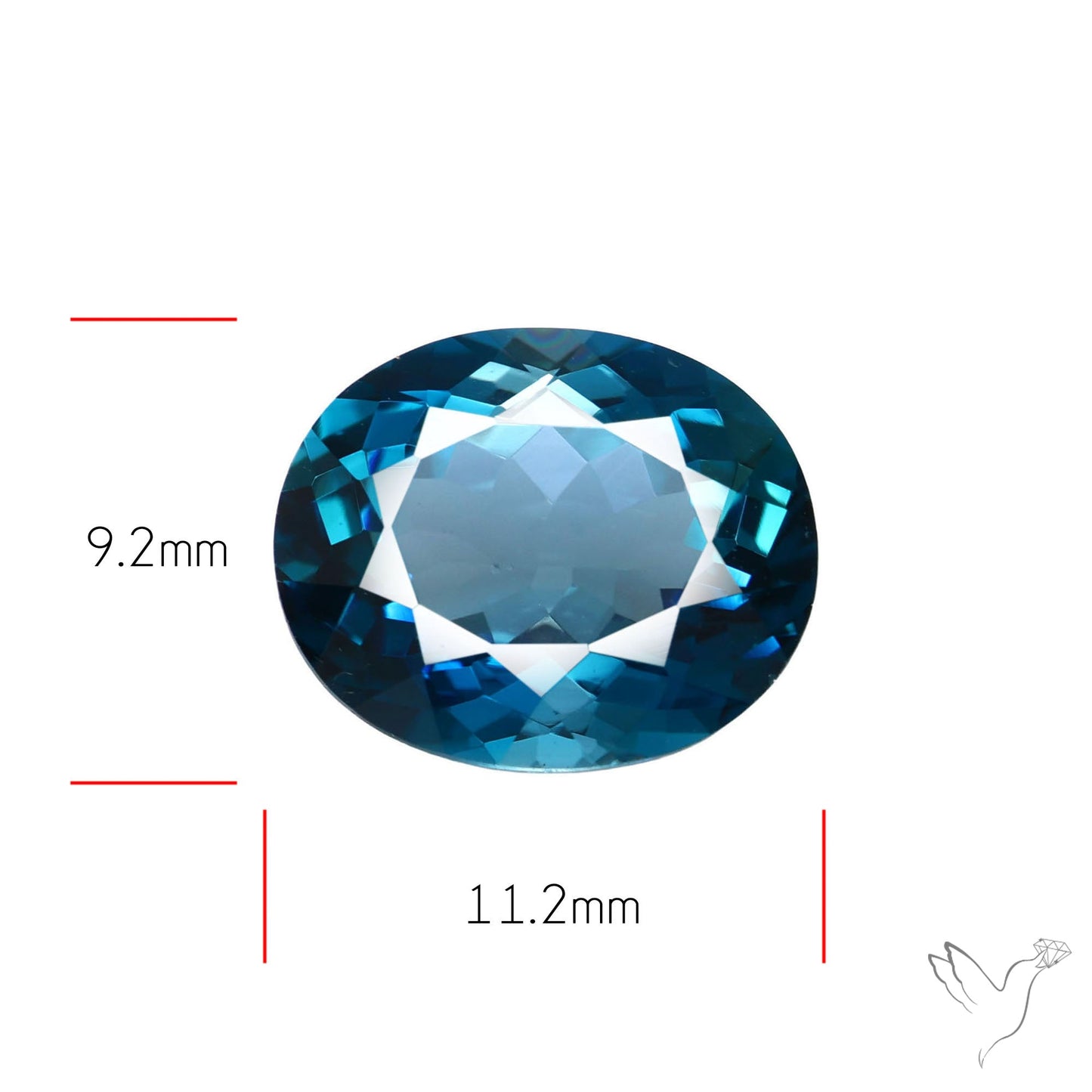 London Blue Topaz High Grade Large Faceted