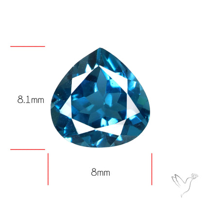 London Blue Topaz High Grade Large Faceted