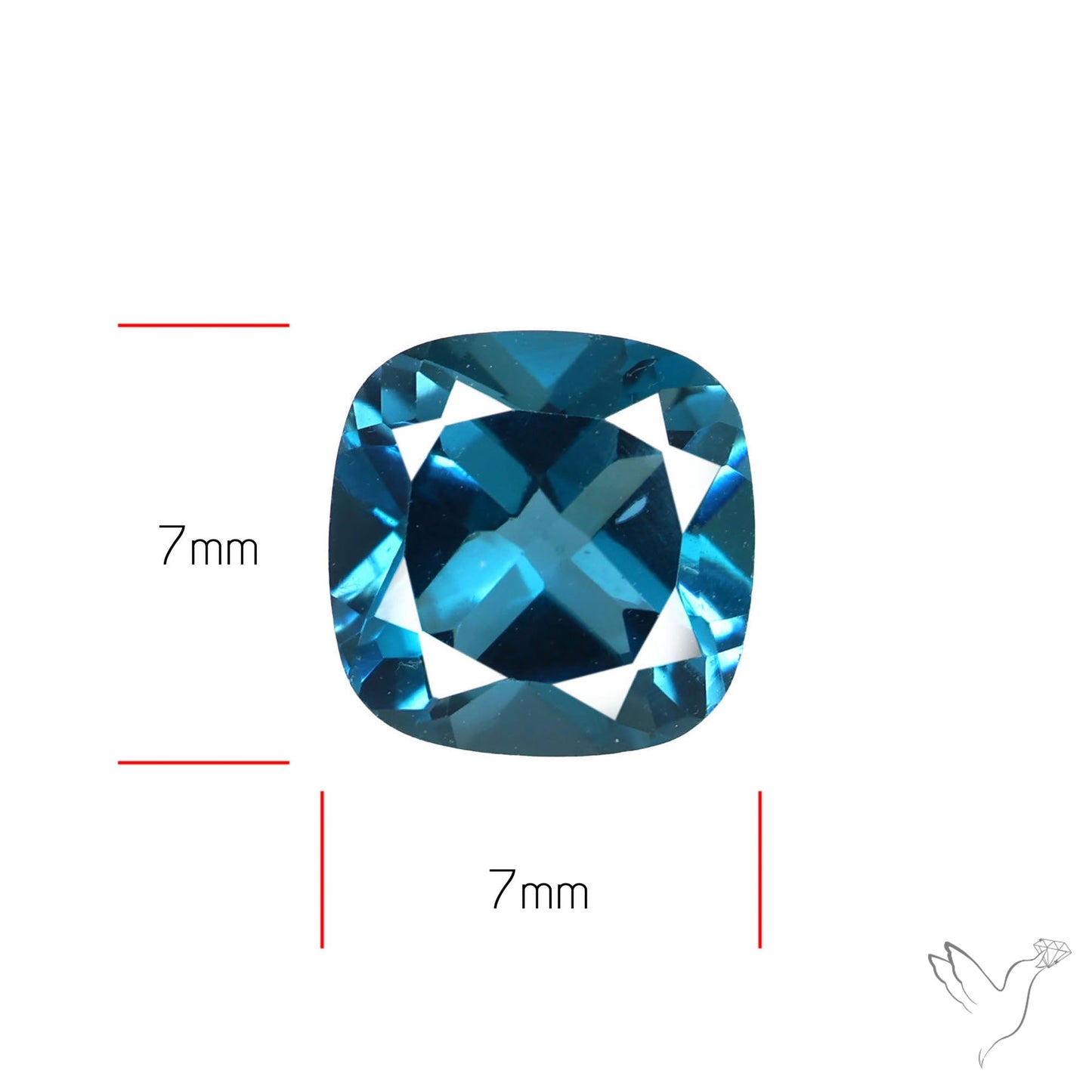 London Blue Topaz High Grade Large Faceted