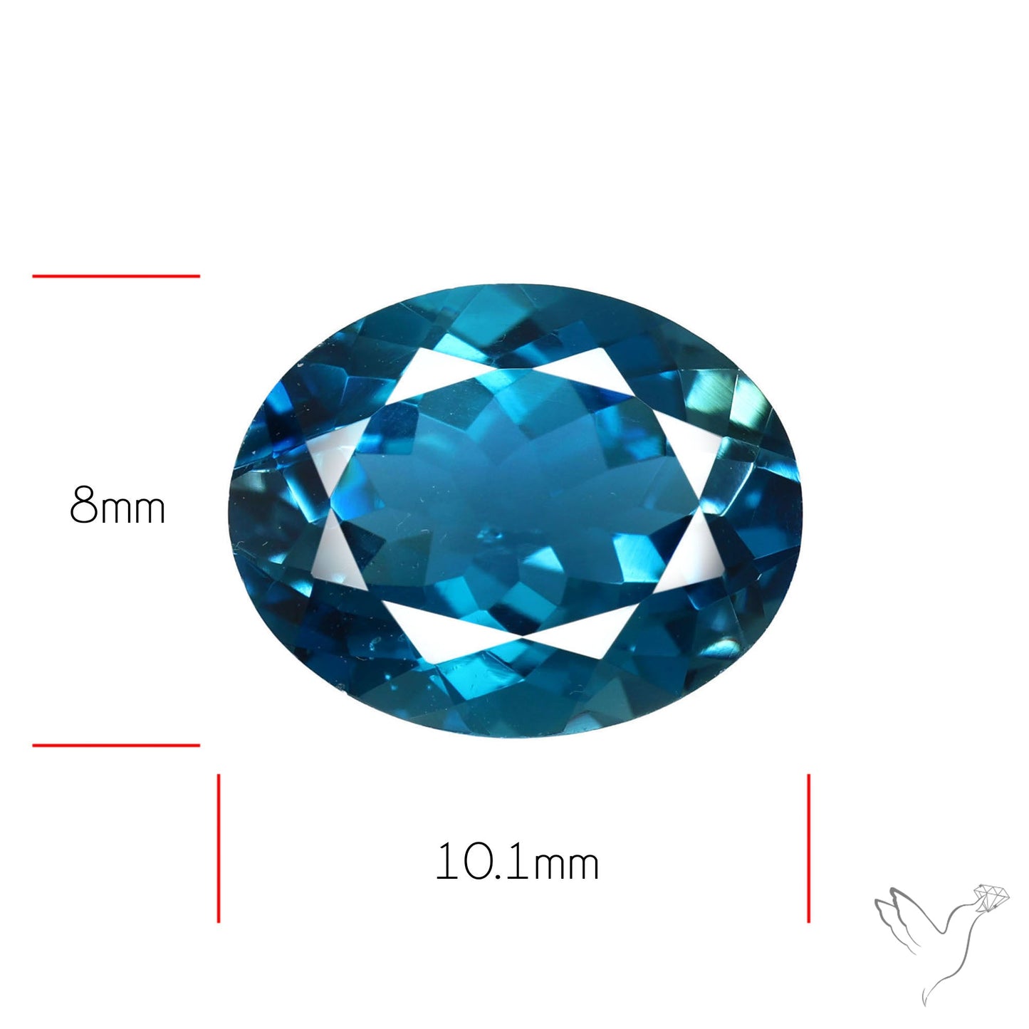 London Blue Topaz High Grade Large Faceted