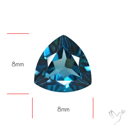 London Blue Topaz High Grade Large Faceted