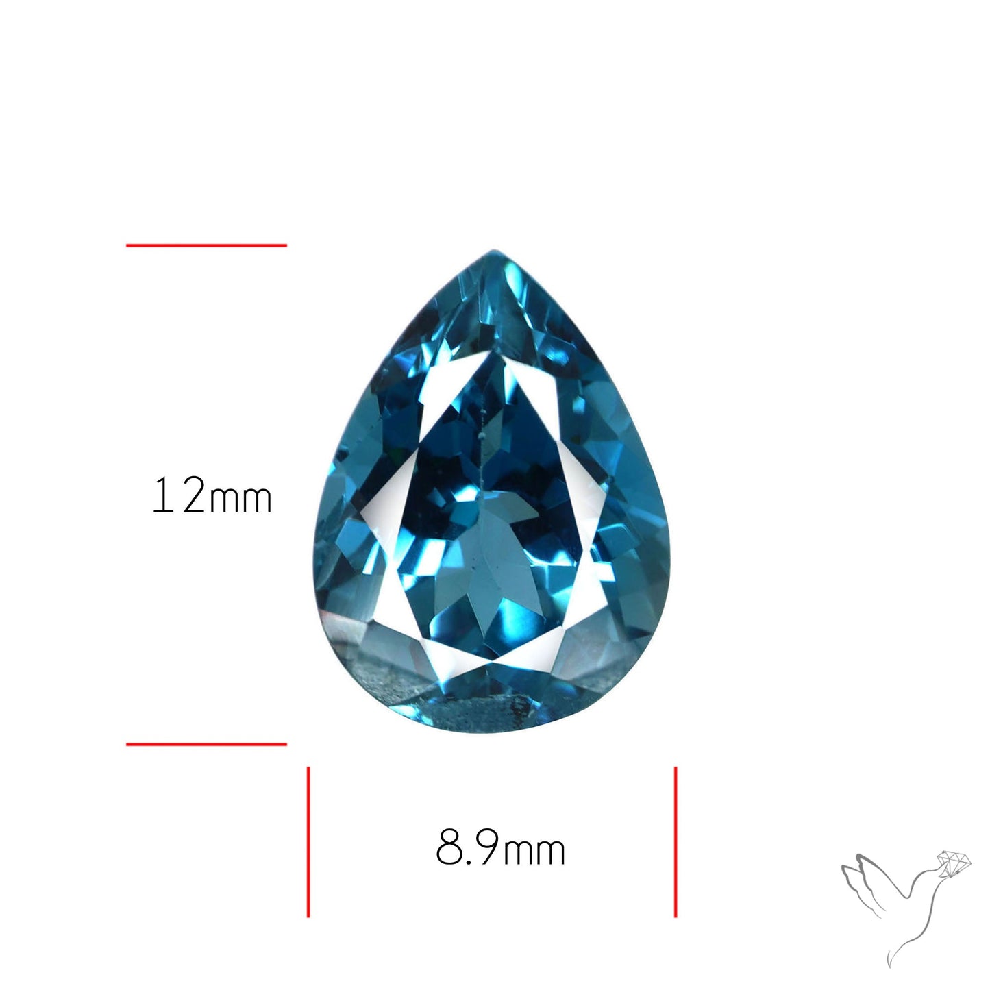 London Blue Topaz High Grade Large Faceted