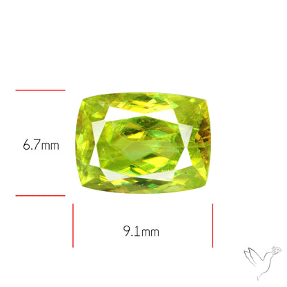 Sphene High Grade Fine Green Gemstone