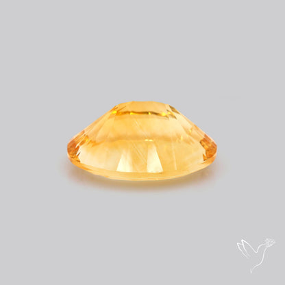 Citrine Millenium Concave Cut Fine Gemstone