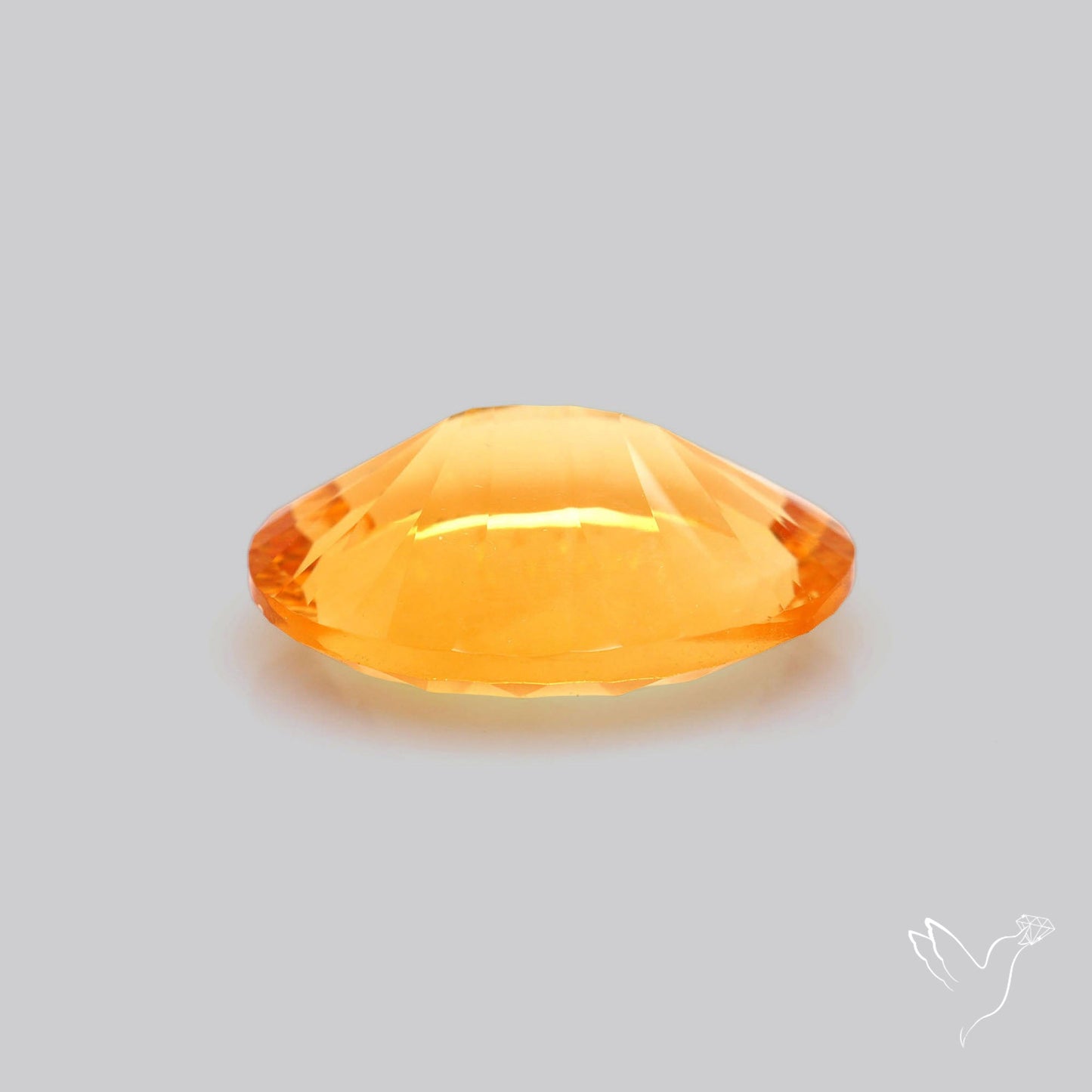Citrine Millenium Concave Cut Fine Gemstone