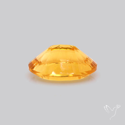 Citrine Millenium Concave Cut Fine Gemstone