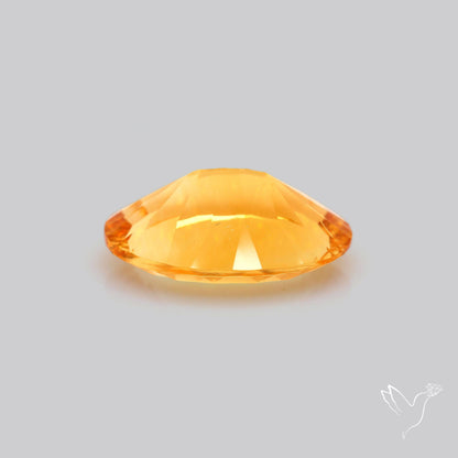 Citrine Millenium Concave Cut Fine Gemstone
