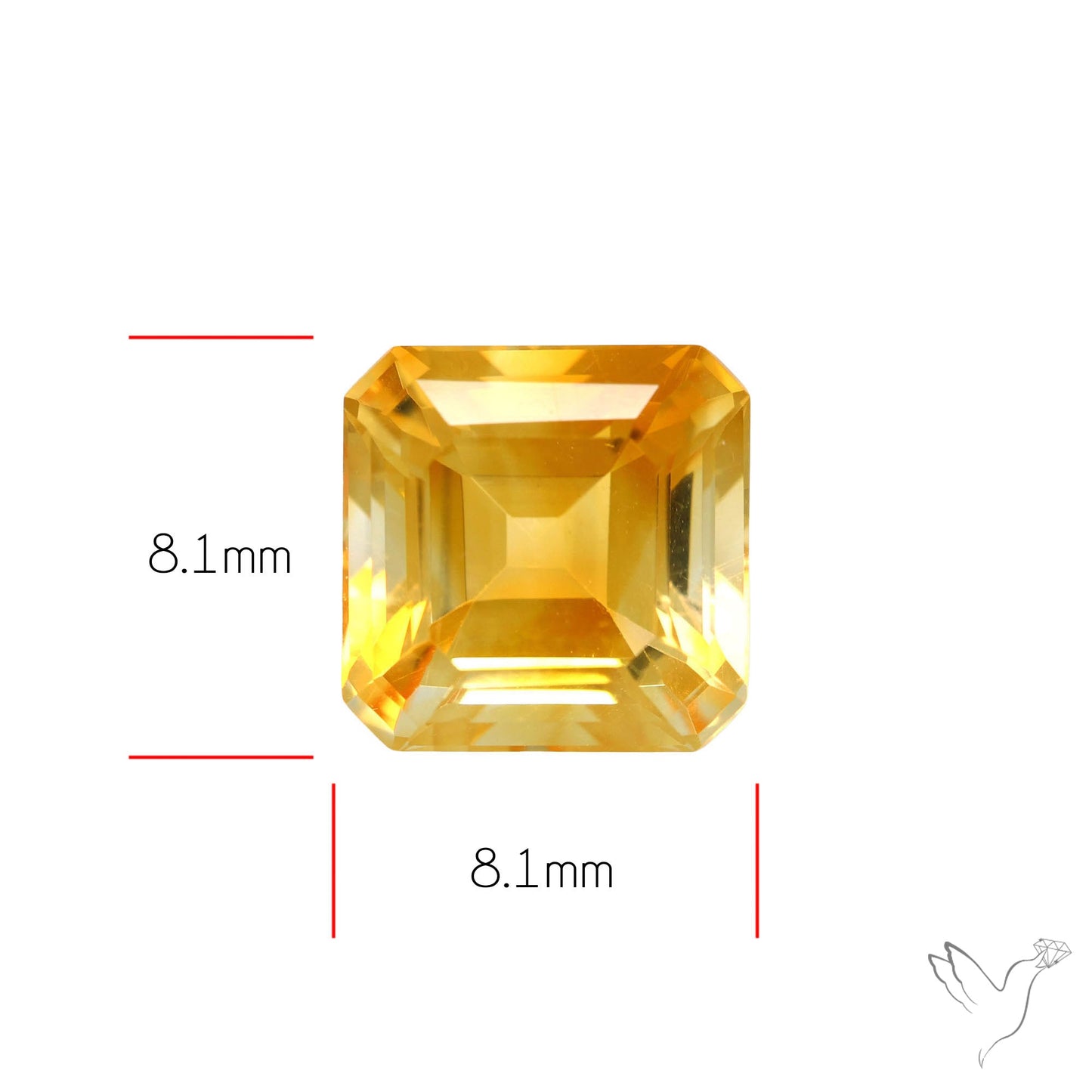 Citrine Faceted High Grade Fine Gemstone