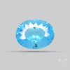 Sky Blue Topaz Concave Cut Fine Gemstone